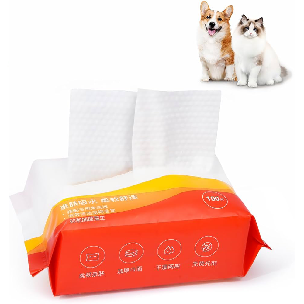 دستمال و محلول تمیز کننده بدن مخصوص برس موی مغناطیسی